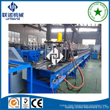 Galvanized vineyard post roll forming line